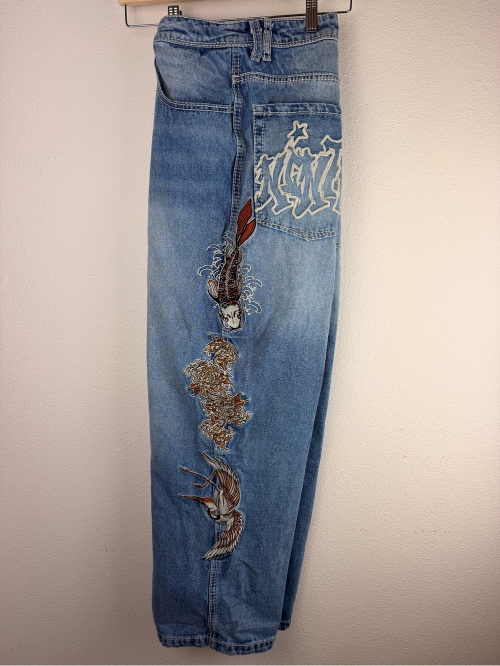 Ninth Hall Idle Embroidered Jeans Womens 16 - Picture 9 of 11